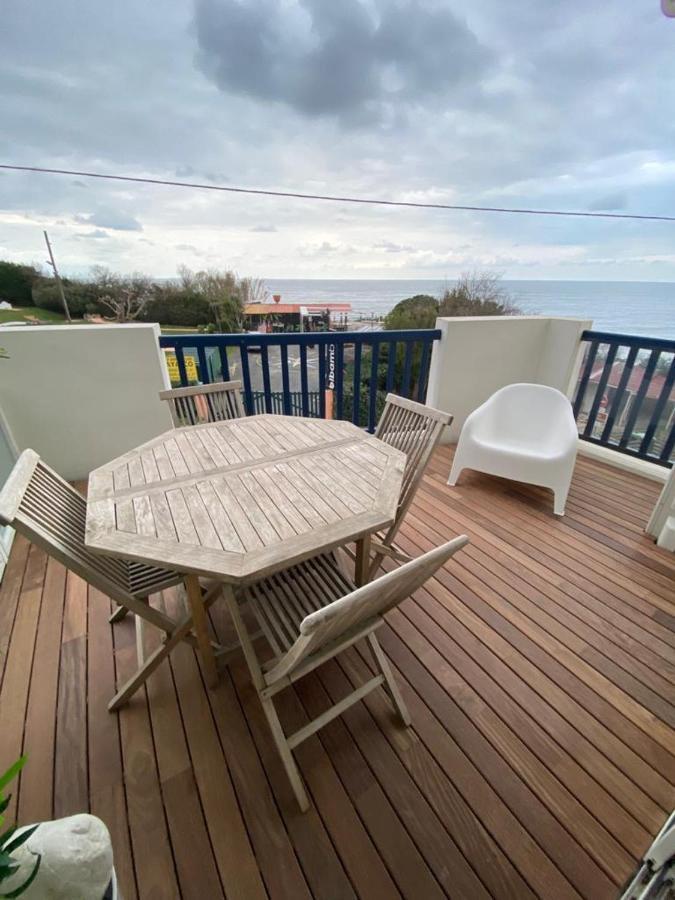Bel Appartement Vue Mer - 1Er Rang Front De Mer Сен Жан дьо Луз Екстериор снимка