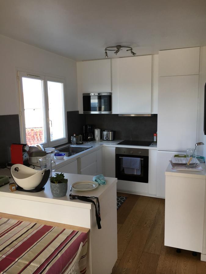 Bel Appartement Vue Mer - 1Er Rang Front De Mer Сен Жан дьо Луз Екстериор снимка