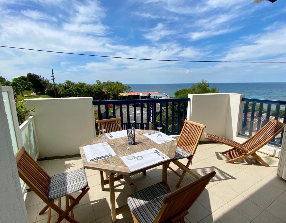 Bel Appartement Vue Mer - 1Er Rang Front De Mer Сен Жан дьо Луз Екстериор снимка